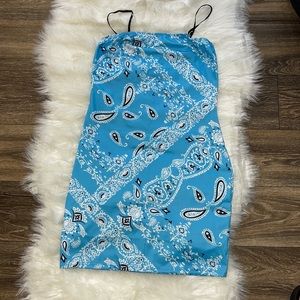 Blue dress